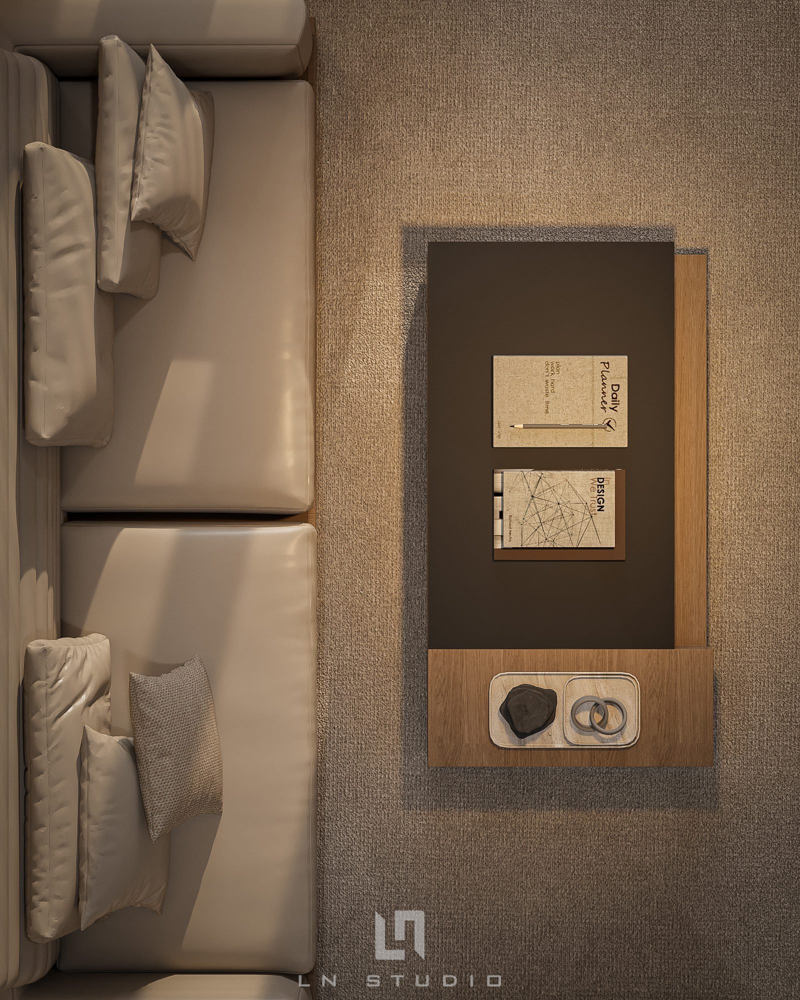 19268. تنزيل النموذج الداخلي لغرفة استوديو Sketchup مجانًا بواسطة Lanh Nguyen (4)