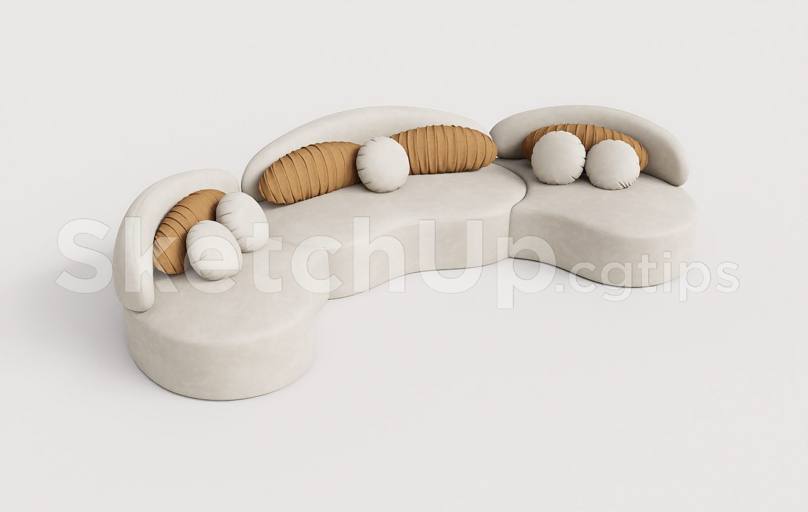 19289. تنزيل نموذج Sketchup Sofa مجانًا (1)