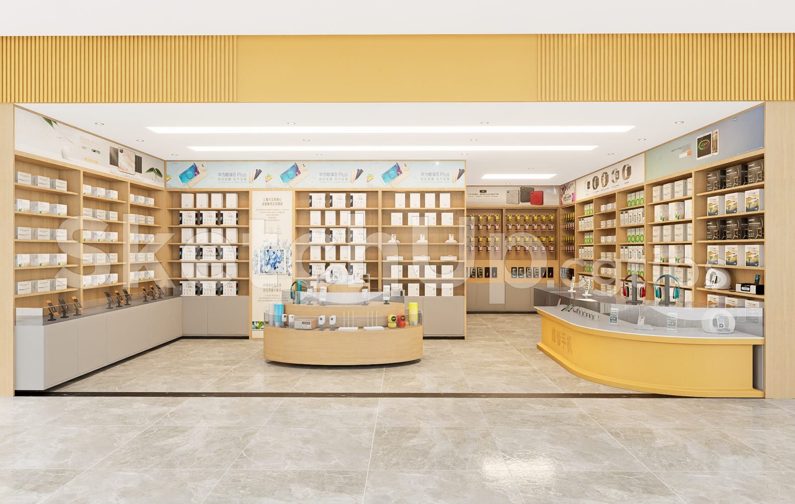 19294. نموذج متجر Sketchup المجاني للهواتف متاح للتنزيل (2)