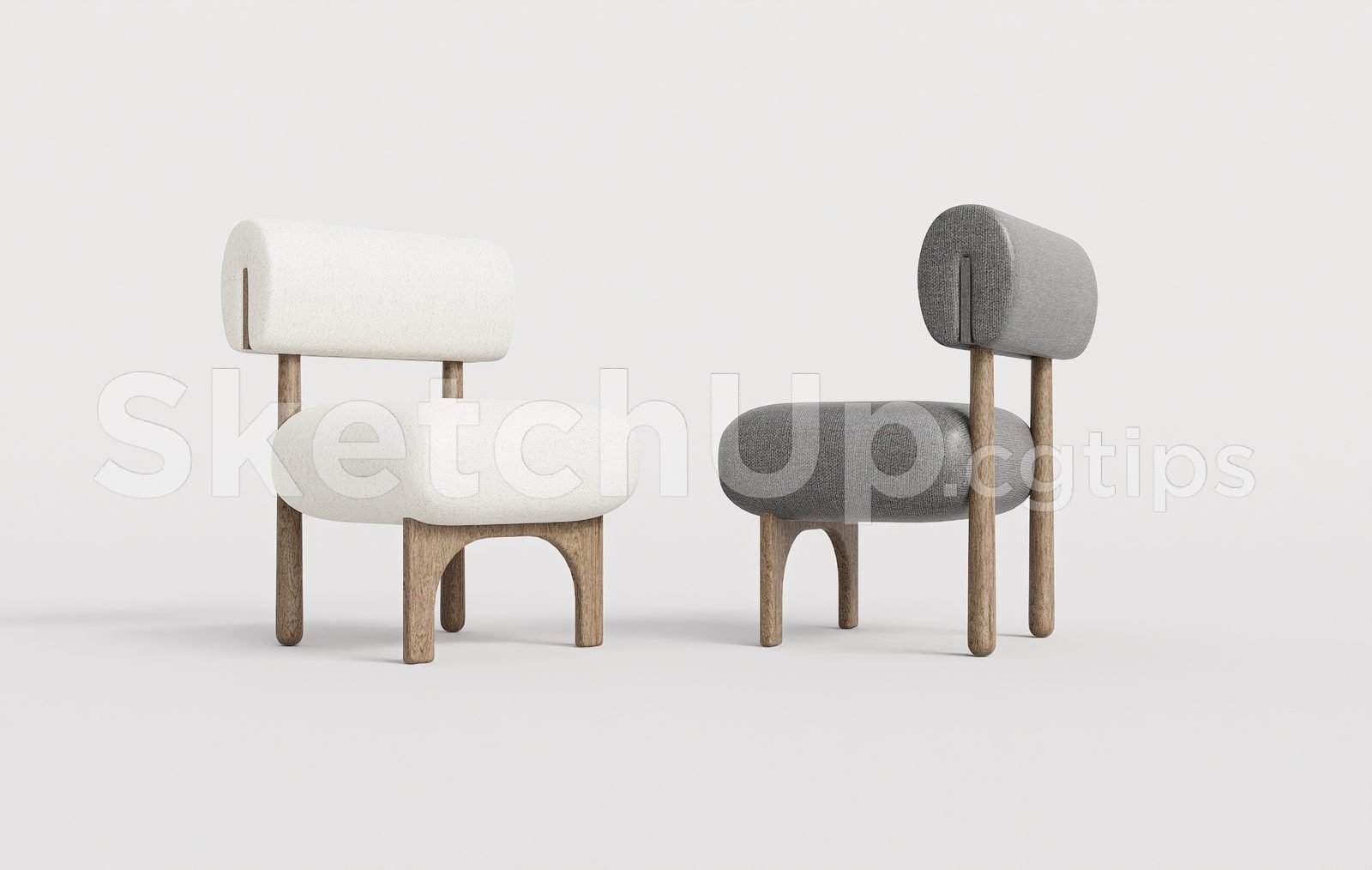 19319. تنزيل نموذج كرسي Sketchup مجانًا (1)