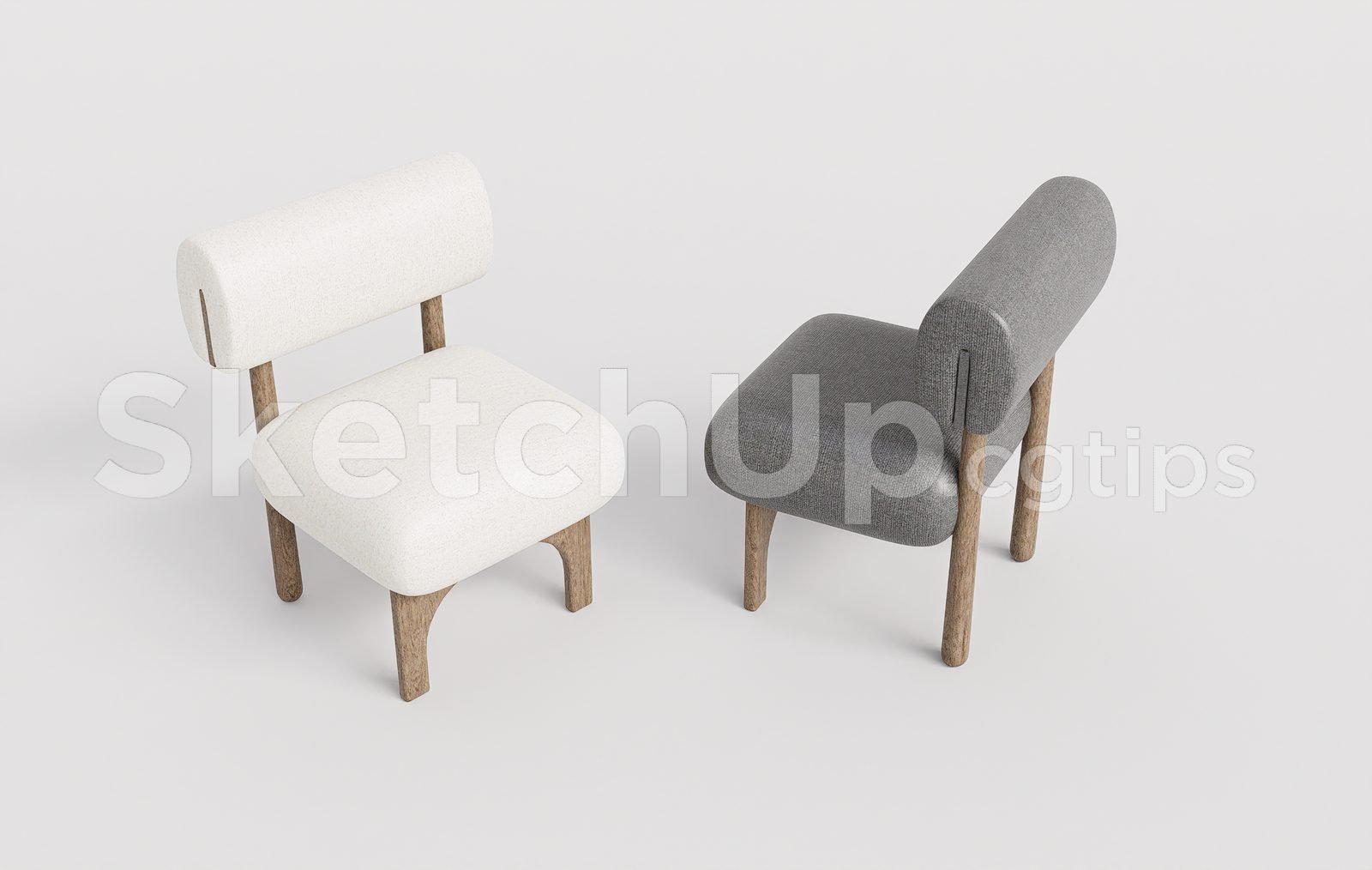 19319. تنزيل نموذج كرسي Sketchup مجانًا (2)