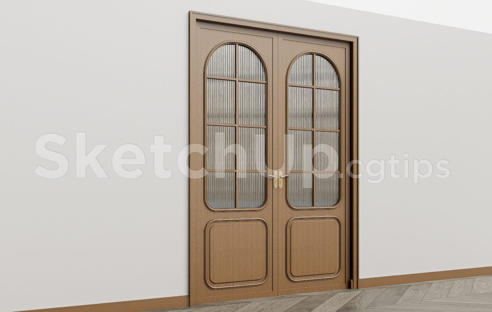 19363. تحميل نموذج Sketchup Door ثلاثي الأبعاد مجانًا (2)