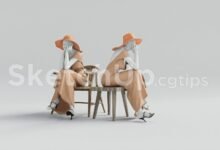 19392. Free Download Of 3d Sketchup Model Of A Mannequin For Fashion Clothing (2)