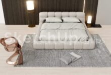 19368. Download Free Bed Model For Sketchup (1)