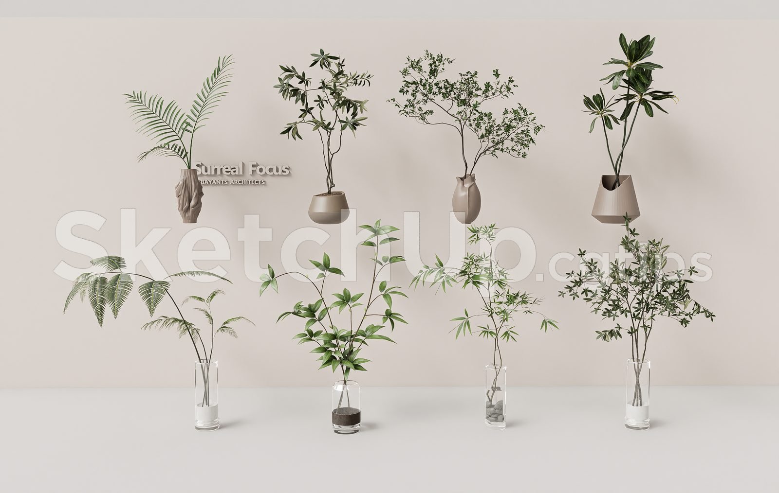 19388. Free Sketchup Plant Model Download (1)